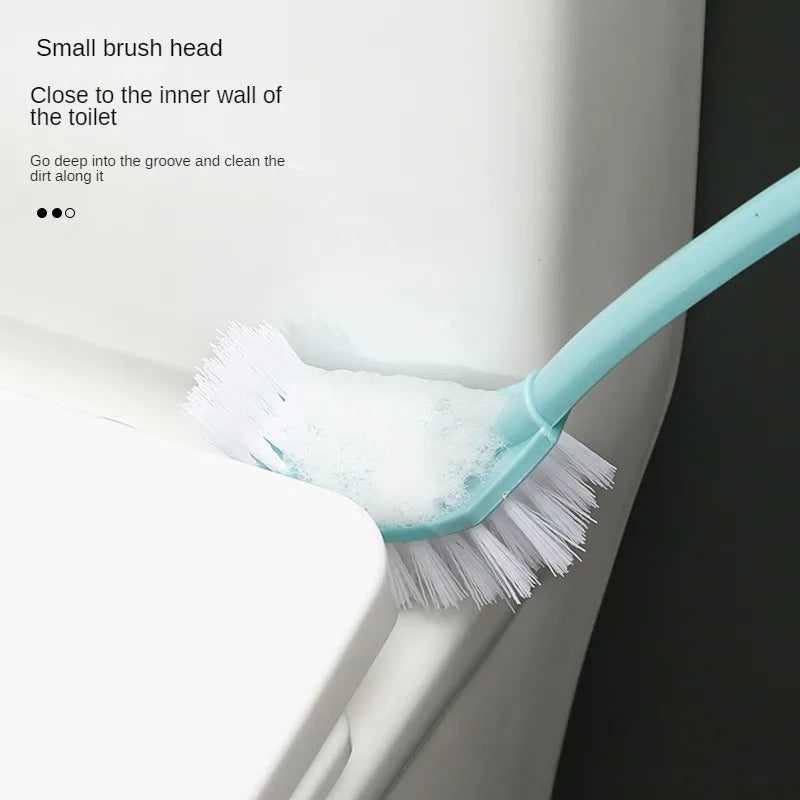 Toilet Brush Arc Curve With A Drain Base The Small Brush Head Close To The Inner Wall Of The Toilet Brush Household