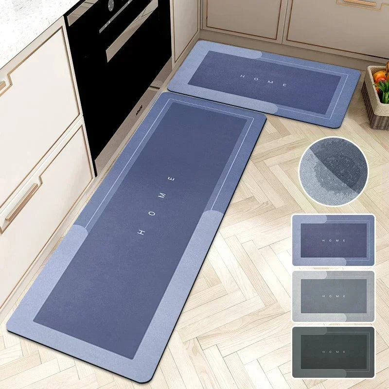 Diatomite Mat Kitchen Rug Non-slip Kitchen Long Carpet Super Absorbent Floor Mats Entrance Doormat Carpets for Living Room 러그